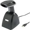 Renkforce iLS6300BQ 1MB USB-Kit Barcode-Scanner Bluetooth® 1D Laser Schwarz Hand-Scanner Bluetooth®, USB