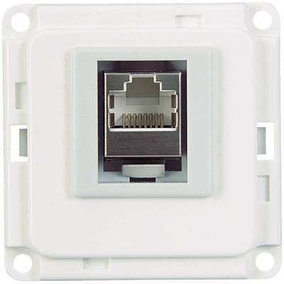71682 Elektro-Sockelleistensystem Geräteeinsatz ISDN  Weiß