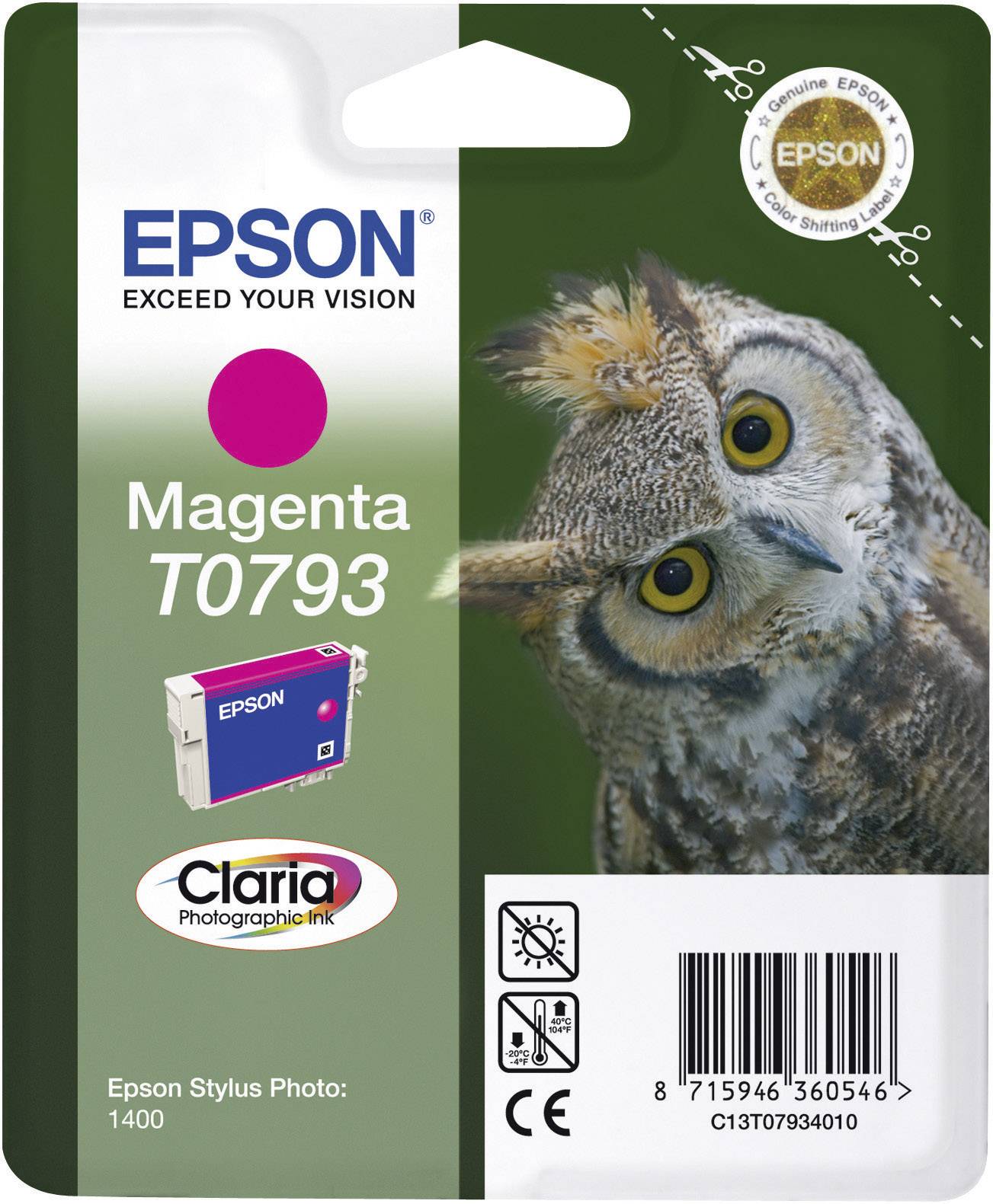 EPSON T0793 Magenta Tintenpatrone