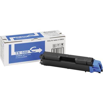 Kyocera Toner TK-580C 1T02KTCNL0 Original Cyan 2800 Seiten