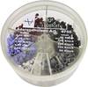Vogt Verbindungstechnik 4750 Aderendhülsen-Sortiment 0.5 mm², 0.75 mm², 1 mm², 1.5 mm², 2.5 mm² Teilisoliert Weiß, Hellblau, Rot, Schwarz, Grau 400 St.