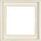 Ein quadratischer, weißer Lichtschalterrahmen mit abgerundeten Ecken. Keine sichtbare Beschriftung oder Markenkennzeichnung.
