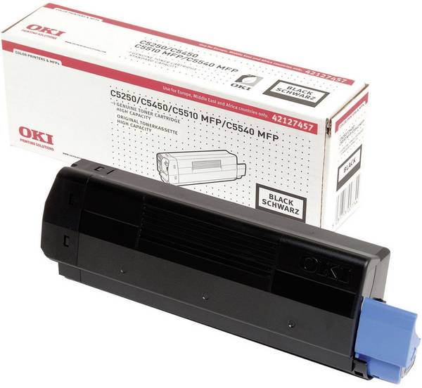 OKI Toner C5250 C5450 C5510 C5540 Original  Schwarz 5000 Seiten 42127457