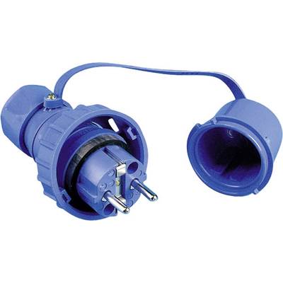 ABL Sursum 197.9850 Schutzkontaktstecker Kunststoff druckwasserdicht 230 V Blau IP68