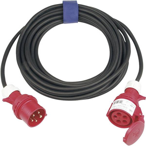 SIROX 365.425 Strom Verlängerungskabel  32 A Schwarz 25.00 m H07RN-F 5G 4 mm²