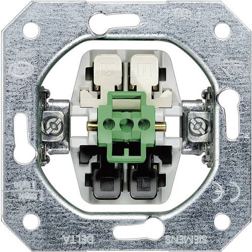 Siemens Schalterprogramm Einsatz Wechselschalter, Ausschalter Delta Mehrfarbig 5TA2156 1 St.