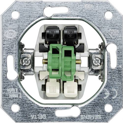 Thumbnail - Siemens Schalterprogramm Einsatz Serienschalter Delta Aluminium (Metallic) 5TA2155 1 St.