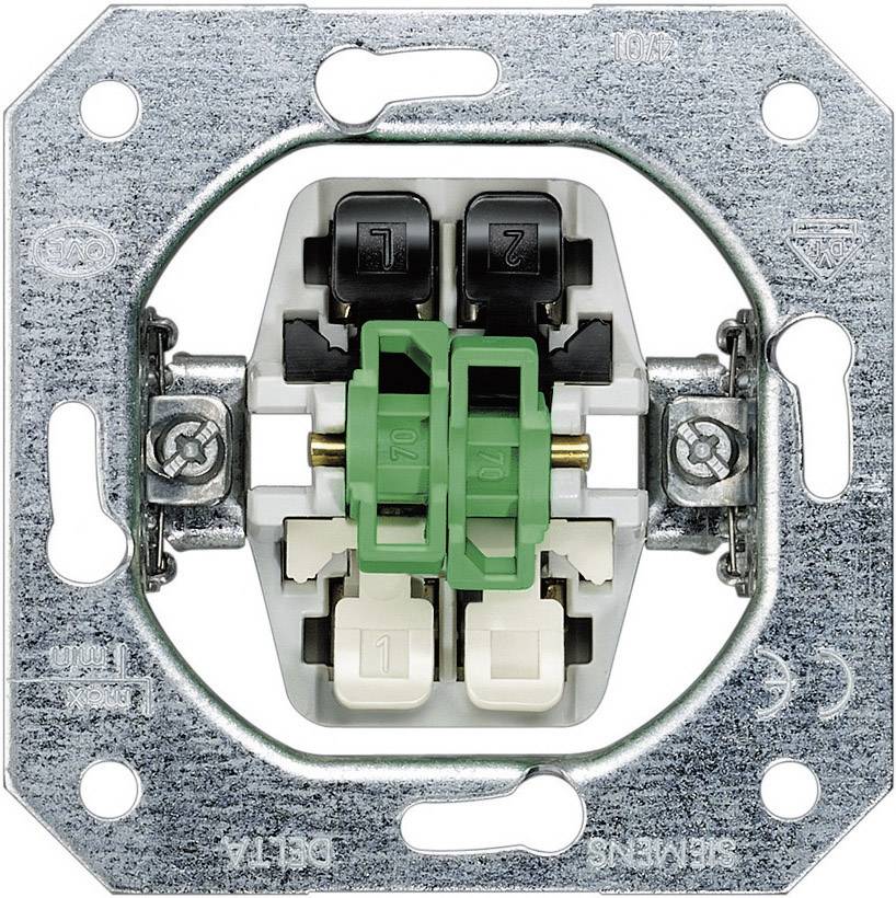 Siemens Schalterprogramm Einsatz Serienschalter Aluminium (Metallic) 5TA2155 1 St.