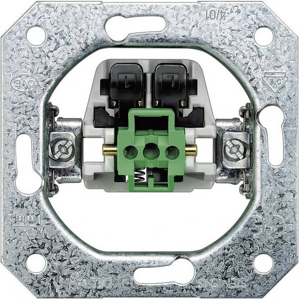 Siemens Schalterprogramm  Einsatz Taster  Aluminium (Metallic) 5TD2120 1 St.