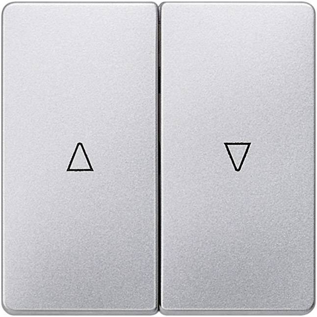 Siemens Schalterprogramm Abdeckung Jalousie-Schalter/-Taster Delta Aluminium (Metallic) 5TG6254 1 St.