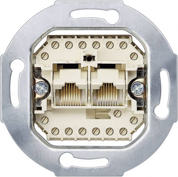 Siemens Schalterprogramm  Einsatz UAE-/IAE-/ISDN-Steckdose Delta  5TG2406 1 St.