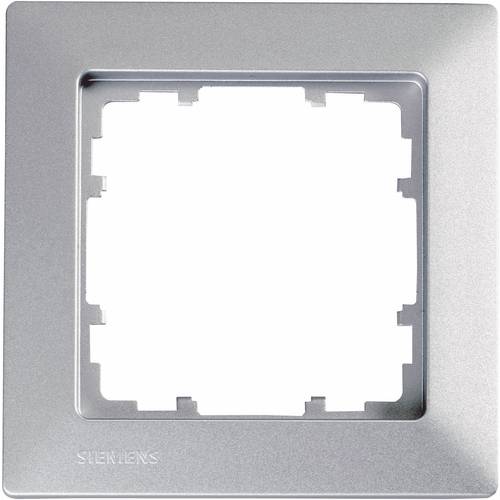 Thumbnail - Siemens Schalterprogramm 1fach Rahmen Delta Aluminium (Metallic) 5TG25513 1 St.