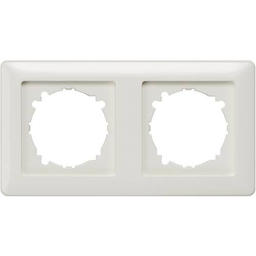 Siemens Schalterprogramm 2fach Rahmen Delta Aluminium (Metallic) 5TG25523 1 St.