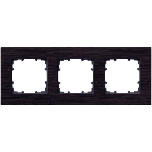 Siemens Schalterprogramm 3fach Rahmen Delta Dunkelbraun 5TG11030 1 St.