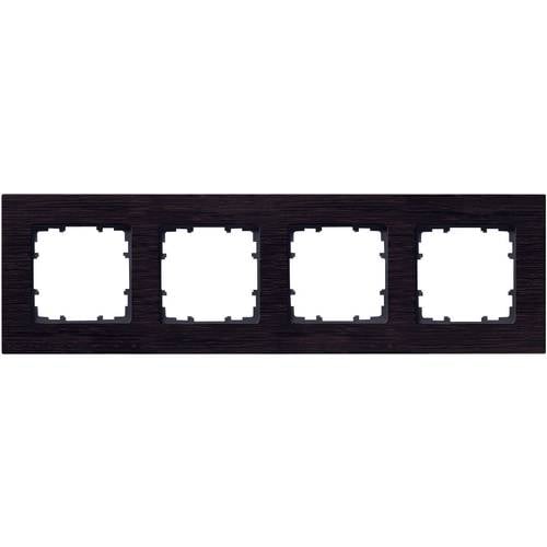 Thumbnail - Siemens Schalterprogramm 4fach Rahmen Delta Dunkelbraun 5TG11040 1 St.