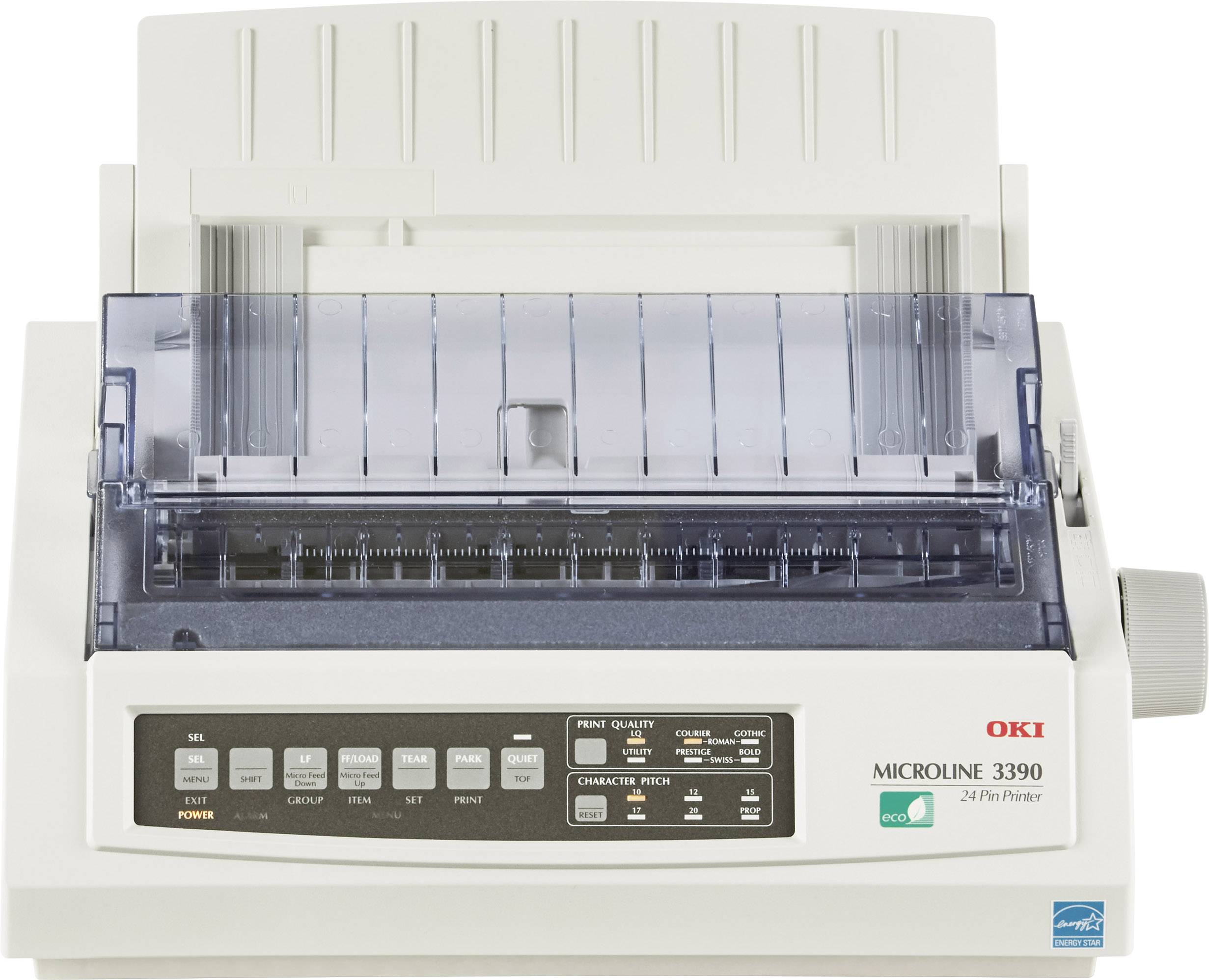 OKI ML 3390 eco Nadeldrucker 390 Zeichen/s 24-Nadel-Druckkopf, Schmaler Einzug, Druckbreite 80 Zeichen USB, Parallel-4