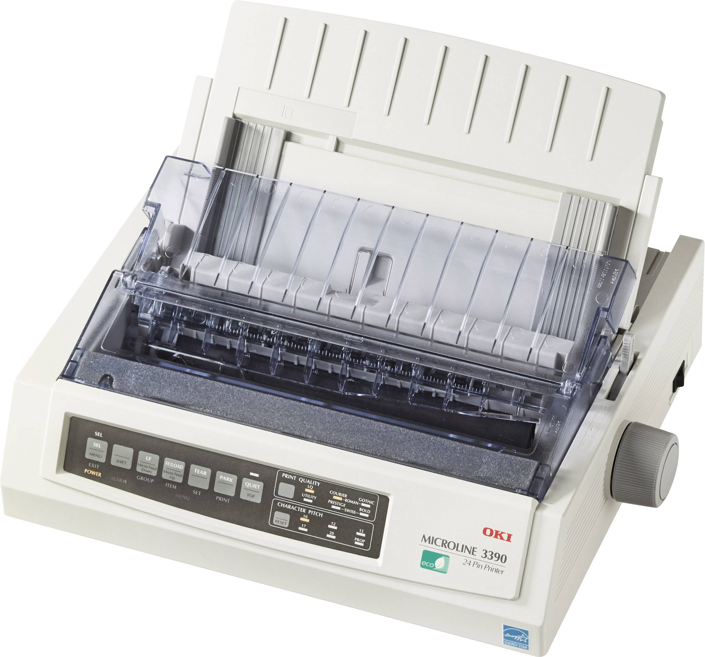 OKI ML 3390 eco Nadeldrucker 390 Zeichen/s 24-Nadel-Druckkopf, Schmaler Einzug, Druckbreite 80 Zeichen USB, Parallel-9