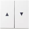 GIRA Abdeckung Jalousie-Schalter System 55, Standard 55, E2, Event, Event Klar, Event Opak, Esprit, ClassiX Reinweiß, Matt 029427 1 St.