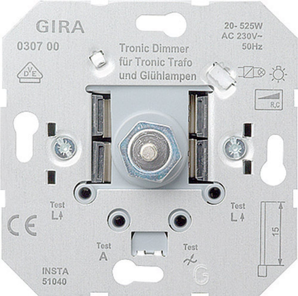 GIRA Einsatz Dimmer Standard 55, E2,