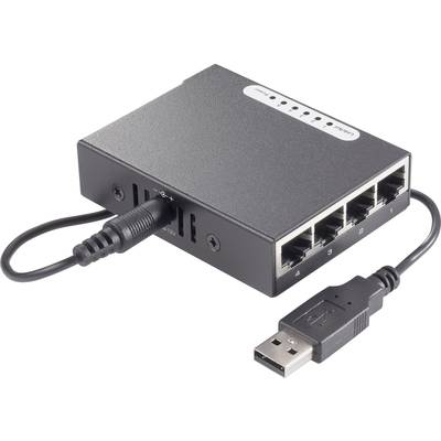  mini mit USB-Stromversorgung Netzwerk Switch RJ45 5 Port 1 GBit/s 