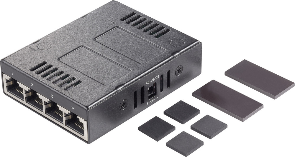 Netzwerk Switch RJ45 CE mini mit 5 Port 1 Gbit/s kaufen