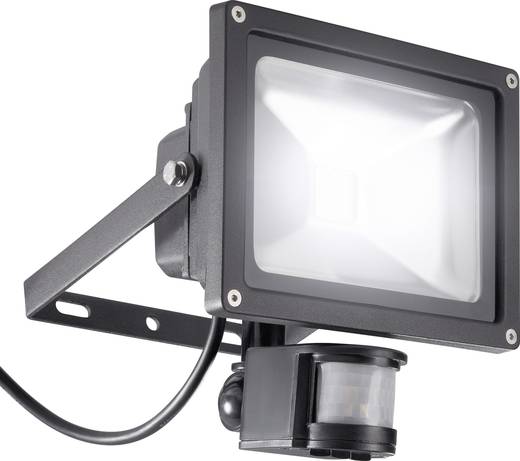 627900 LED-Außenstrahler mit Bewegungsmelder 20 W Kalt ...
