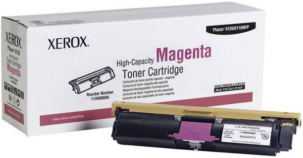 Xerox Phaser 6120 - Mit hoher Kapazität - Magentaoriginal - Tonerpatrone - für