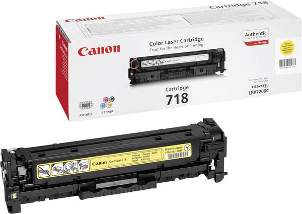 Canon Toner 718 Y Original  Gelb 2900 Seiten 2659B002