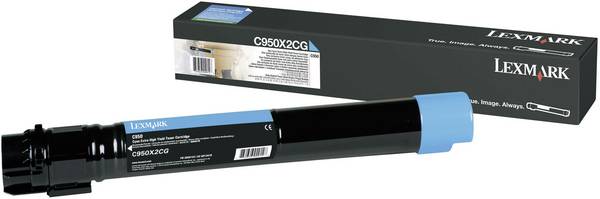 Lexmark Toner Toner C950X2CG C950X2CG Original Cyan 22000 Seiten