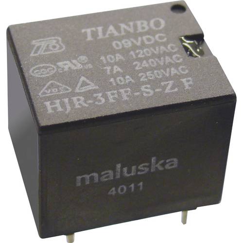 Tianbo Electronics HJR-3FF-12VDC-S-ZF Printrelais 12 V/DC 15 A 1 Wechsler 1 St.