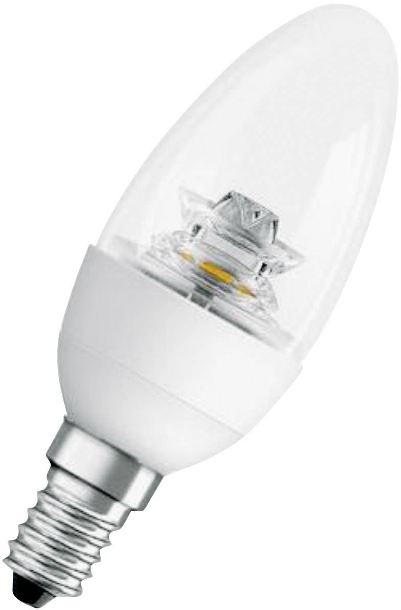 LED E14 Candle 6 W = 40 W Warm white (Ø x L) 42 mm x 105 mm EEC A+ OSRAM 1 pc(s) from