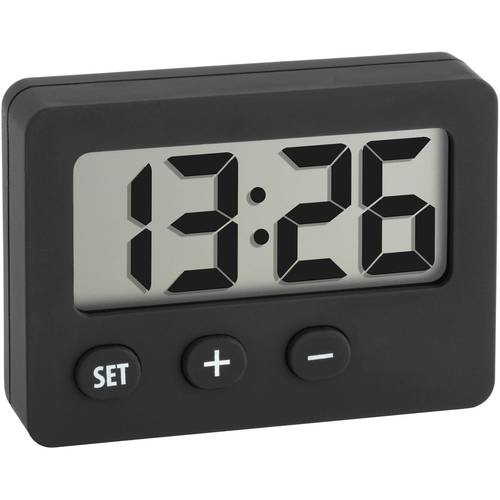 TFA Dostmann 60-2013-01 Quarz Tischuhr Schwarz