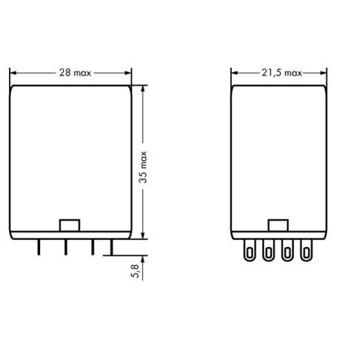 WAGO 858-150 Steckrelais 24 V/DC 5 A 4 Wechsler 1 St.