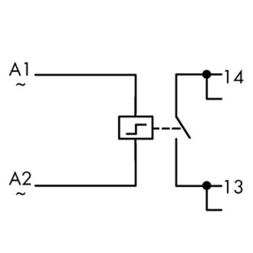 WAGO 789-570 Industrierelais Nennspannung: 230 V/AC Schaltstrom (max.): 16 A 1 Schließer 1 St.