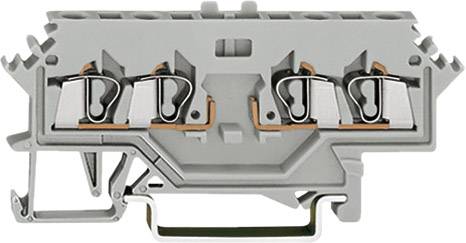 WAGO 280-636 Basisklemmenblock 5 mm Zugfeder Belegung: L Grau 1 St.