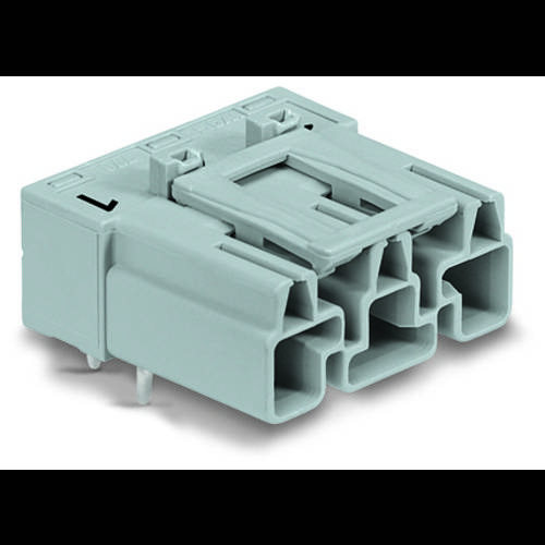 Thumbnail - WAGO 770-853/011-000 Netz-Steckverbinder WINSTA MIDI Stecker, Einbau horizontal Gesamtpolzahl: 3 25 A Grau 100 St.
