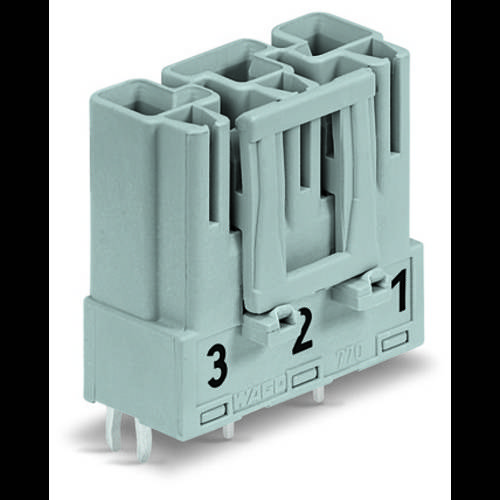 Thumbnail - WAGO 770-813 Netz-Steckverbinder WINSTA MIDI Stecker, Einbau horizontal Gesamtpolzahl: 3 25 A Schwarz 100 St.