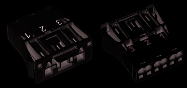 WAGO 770-733 Netz-Steckverbinder WINSTA MIDI Stecker, gerade Gesamtpolzahl: 3 25 A Weiß 100 St.