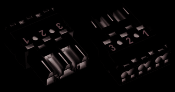 WAGO 770-213 Netz-Steckverbinder WINSTA MIDI Stecker, gerade Gesamtpolzahl: 3 25 A Schwarz 100 St.