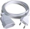 GAO 145601098 Strom Verlängerungskabel Weiß 2.00 m H03VVH2-F 2X 0,75 mm²