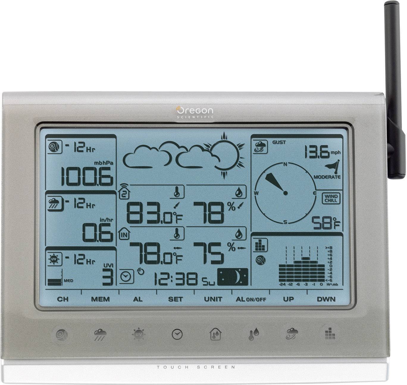 Oregon Scientific WMR200 Touchscreen Wireless Weather Station from