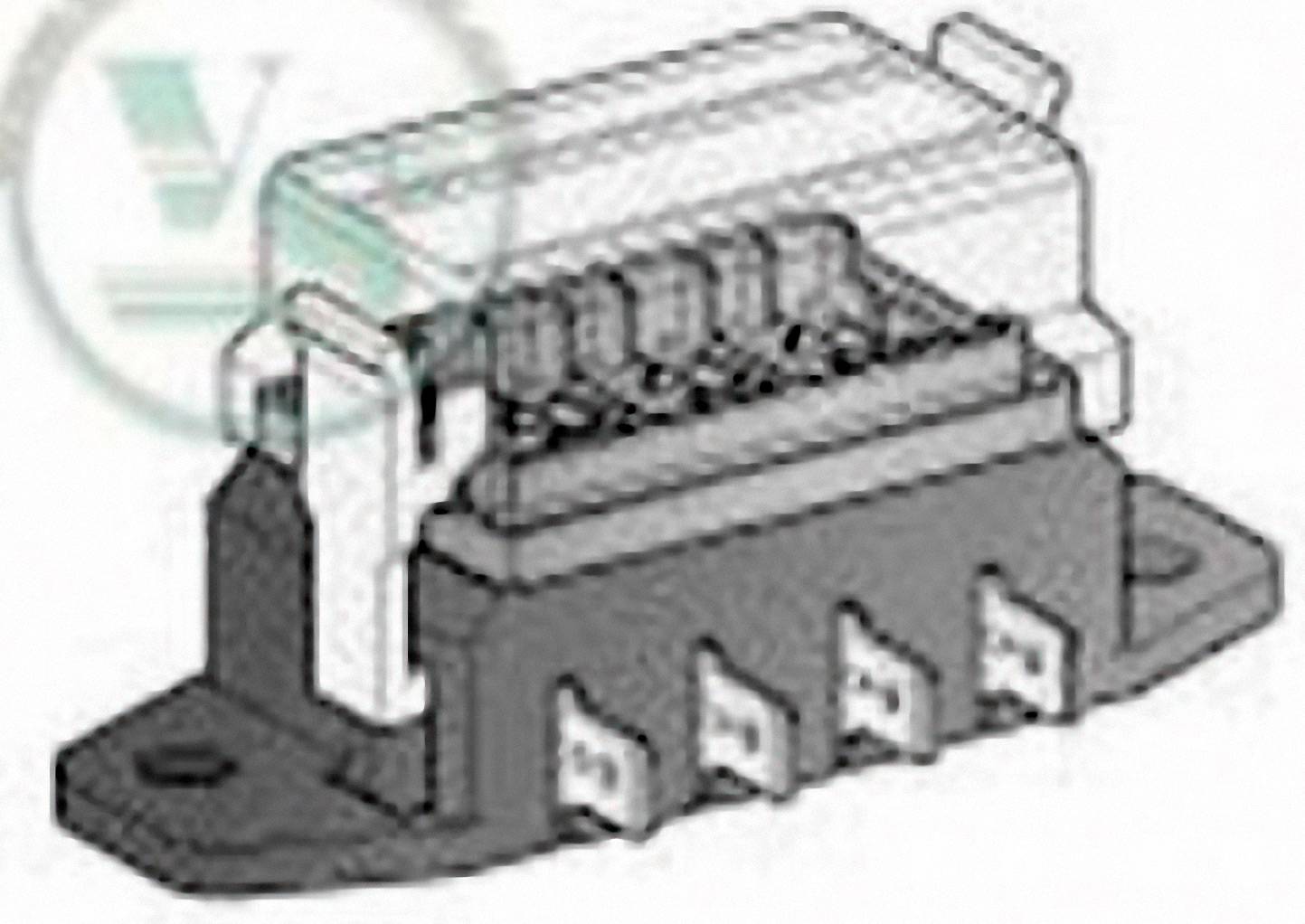 SD-4S Kfz Flachsicherungs-Halter Flachsicherung Standard Pole 4 30 A 1 St.-1
