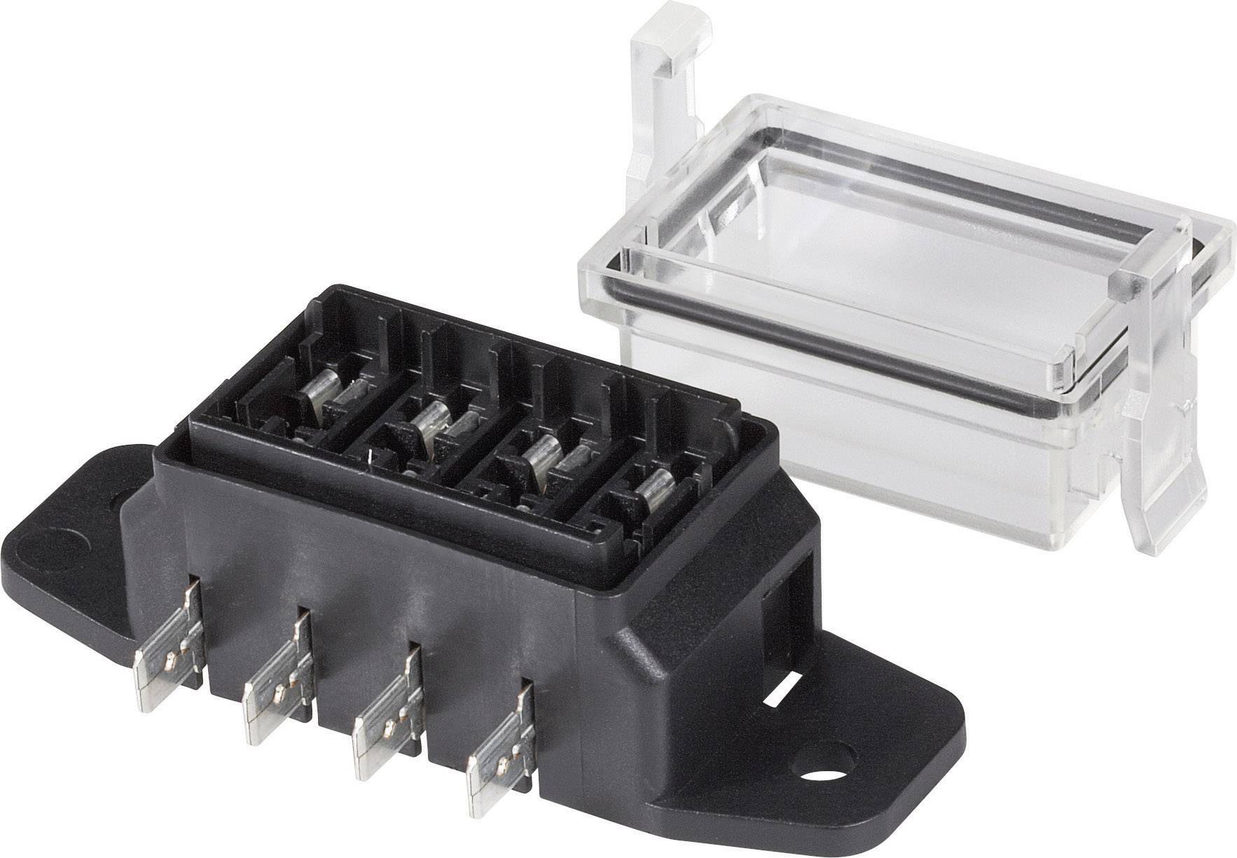 SD-4S Kfz Flachsicherungs-Halter Flachsicherung Standard Pole 4 30 A 1 St.-2