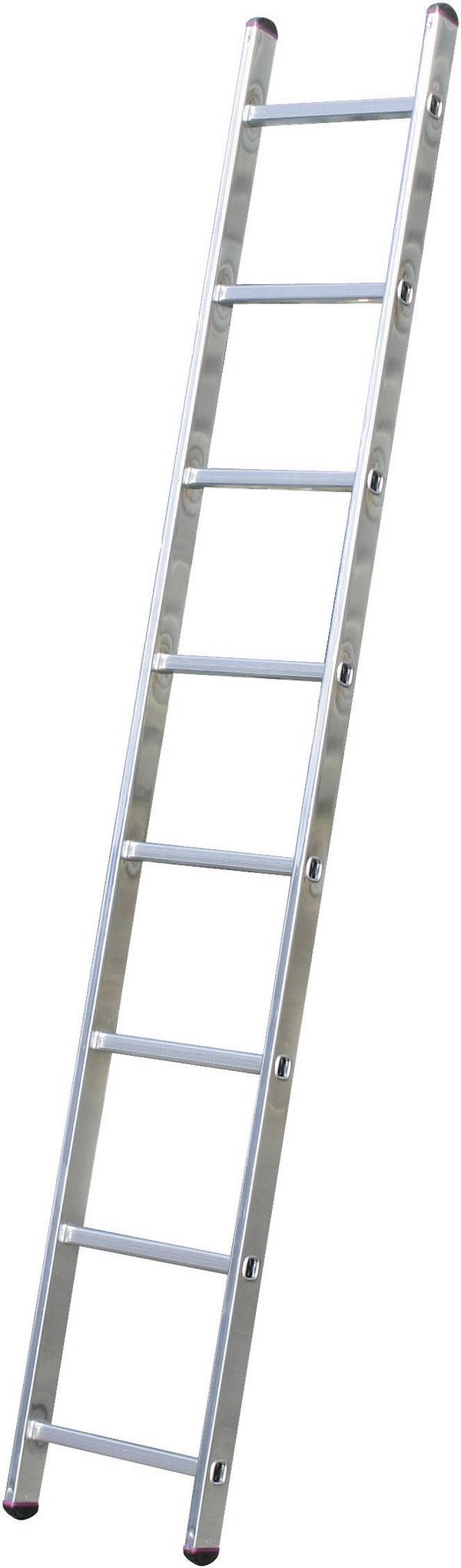Krause  10087 Aluminium Anlegeleiter  Arbeitshöhe (max.): 3.2 m Silber  3.2 kg