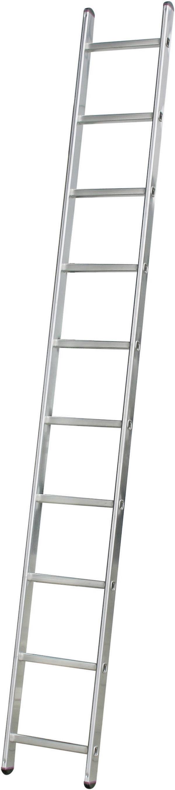 Krause 010100 Aluminium Anlegeleiter Arbeitshöhe (max.): 3.75 m Silber 4 kg