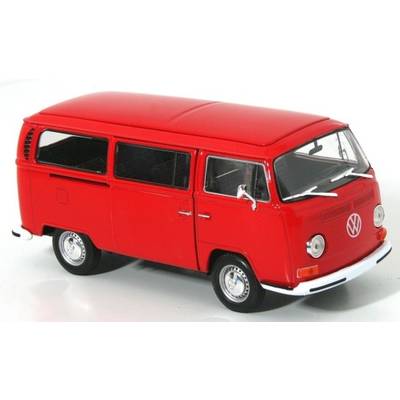  Welly VW Bus T2 1972 rot 1:24 Modellauto