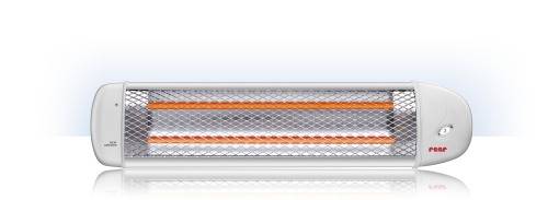 REER Wickeltisch-Heizstrahler mit Abschaltautomatik Wickeltischstrahler 300 W, 600 W Weiß, Silber-1