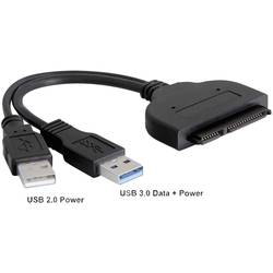SATA II, USB adaptér Delock 61883, čierna