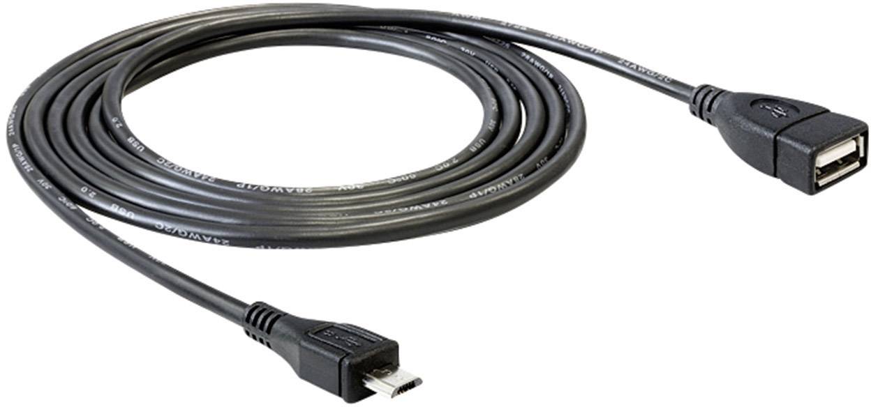 Delock - USB-Kabel - Micro-USB Typ B (M) zu USB (W)-1
