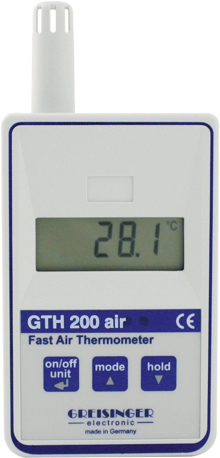 GHM Temperatur-Messgerät Greisinger GTH 200 AIR -20 bis +70 °C Fühler-Typ Pt1000 Kalibriert nach: IS
